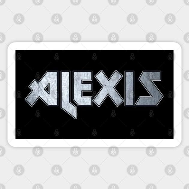 Heavy metal Alexis Sticker by KubikoBakhar